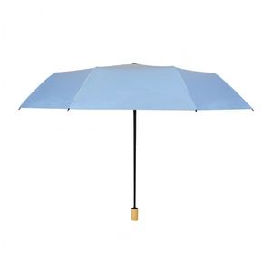 Promotional Full <b>Automatic</b> Open Close 3 Folding Polyester Pongee Travel Windproof <b>Umbrella</b> for Gift With Logo - Product Image 6