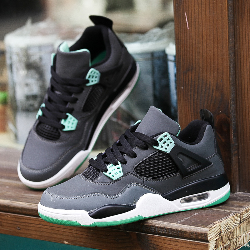 Fall/winter men's and women's basketball shoes low-cut cushioning retro couple sneakers