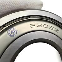 Roulement à billes à gorge profonde NSK 6305-2RS 25x62x17mm, étanche, robuste, simple rangée, en acier chromé, pour machines industrielles