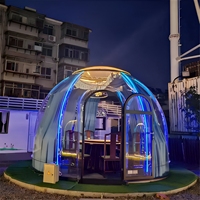 Dôme à bulles en PC rigide, design tendance, pour camping sous le ciel étoilé, hôtels et décorations de mariage