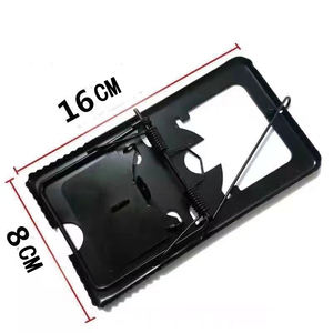 Toptan kullanımlık Metal demir fare tuzağı dayanıklı makine kelepçe ev kapalı açık için sıçan öldürücü kemirgen hayvan kontrolü - Product Image 2