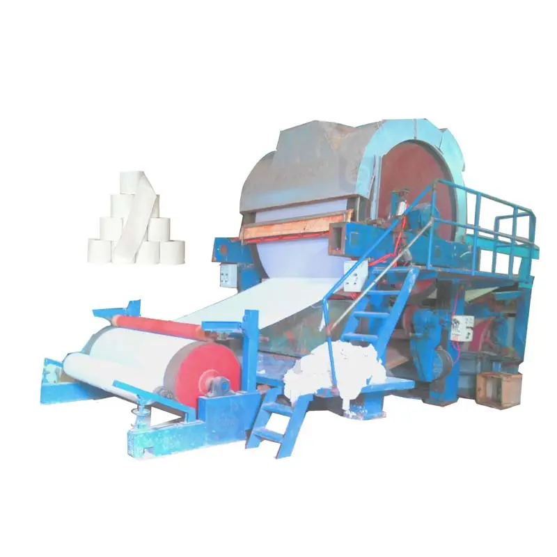 Populaire Afval Papier Recycling Machines 1880Mm China Wc Tissue Papier Maken Machine Prijs