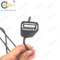 Câble de charge USB complet de 1,5 m pour autoradio et vidéo, faisceau de câblage pour fabricant automobile