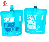 Fabrication sur mesure de pochettes souples biodégradables avec bec verseur pour emballages liquides cosmétiques, shampoing, savon pour les mains, crème pour les mains, soins de la peau