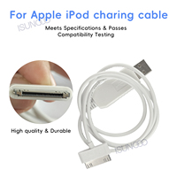 Reproductor de Música USB 1394, Cable de Carga de 12V para iPod 3ª y 4ª Generación, iPod Mini 1ª Generación, iPod Video 5ª y 5.5ª Generación, iPod Classic 6ª y 7ª Generación
