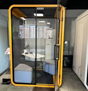 Silencio portátil Cabina insonorizada Cabina de oficina Interior Oficina Pod Cabina DE REUNIÓN DE 4 asientos - Product Image 3