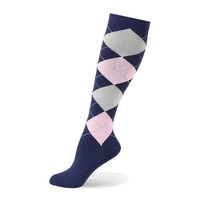 Chaussettes de sport longues personnalisées en usine, chaussettes de compression professionnelles pour le cyclisme, chaussettes de gym avec impression de logo