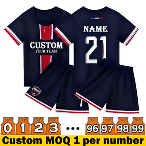 Maillots de football personnalisés avec logo, numéros et impression numérique, hauts d'entraînement, vêtements en gros, maillot, tenue de football pour hommes - Product Image 3
