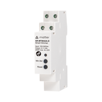 Atenuador Matter Over Thread, Atenuador Certificado Matter para Montaje en Panel DIN, Módulo Matter Over Thread de 400W SR-MT9042A-D