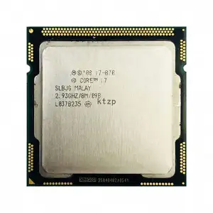 KT Original - Core i7 870 Processor Quad 2.93GHz 95W LGA 1156 8M Cache Desktop CPU