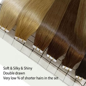 Extensions de cheveux en ruban Amygirl, cheveux vierges russes Remy, double trame, haute qualité, naturelles, sans perte, longueur personnalisable - Product Image 2