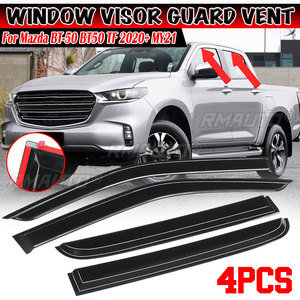 High Quality Side <b>Window</b> Deflector Visor Vent for Mazda BT-50 BT50 TF 2020+ MY21 Rain Sun <b>Shade</b> Shields Guard Weathershileds - Product Image 1