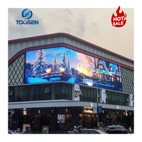 TOOSEN Outdoor P2P3.91 P4 Full Color Location Vitrine Cabinet 500x500mm Panneaux Led Affichage Publicité Curved Giant Led Video Wall