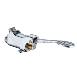 Latón Valvula <span class=keywords><strong>De</strong></span> Pedal <span class=keywords><strong>De</strong></span> Control <span class=keywords><strong>De</strong></span> pie grifo con pico para <span class=keywords><strong>Baño</strong></span> - Product Image 2
