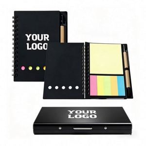Wholesale Notepad With Sticky Pen Kraft Paper <b>Notebook</b> Set Personalized Business Gift Note <b>Pads</b> - Product Image 1