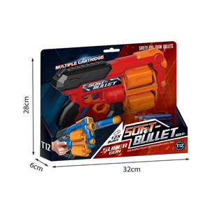 Jouets de pistolet pour enfants, pistolet à balles en <span class=keywords><strong>mousse</strong></span> souple, tir à plusieurs cartouches avec 12 fléchettes de <span class=keywords><strong>recharge</strong></span>, pistolet avec balles en <span class=keywords><strong>mousse</strong></span> souple pour enfants - Product Image 5