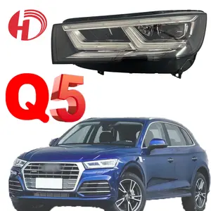 Orijinal araba Audi Q5 için demonte Led far 2018-2020 Q5 orijinal Oem far Q5L far Q2 Q3 Q5 Q7 Q8 Rsq5 Rsq8 A5