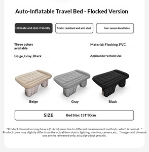 Matelas de voyage gonflable pour voiture au design moderne, pliable, adapté au <span class=keywords><strong>camping</strong></span> en plein air, compatible avec Tesla Model 3/Y - Product Image 6