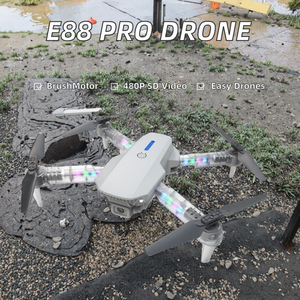 Nouveau E88 Pro Pliable WIFI <span class=keywords><strong>FPV</strong></span> Quadcopter Drone HD 4K 1080P Caméra <span class=keywords><strong>pour</strong></span> Débutants Double Fonction Caméra - Product Image 2