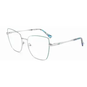 2022 Anti Blue Light Cat Eye Glasses Fashionable Metal Optical Computer Glasses Frame Wholesale Eyeglasses Woman Eyewear