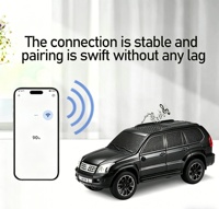 Nuevo Altavoz de Moda con Diseño de Auto, Altavoz Portátil para Exteriores con Luz LED