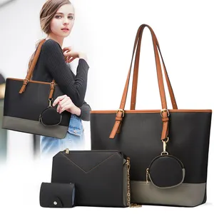 2023 New Fashion Hand Retro Style Hand Mother Shoulder Set Bags Womens Leather Bags Small Jelly PU Leather Lady Bag