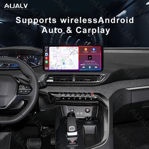 Aijia Factory pour <span class=keywords><strong>PEUGEOT</strong></span> 4008 5008 2018-2022 Noir Mat 12,3 pouces Cadre d'autoradio Android pour voiture Câblage Canbus <span class=keywords><strong>Garage</strong></span> Double DIN - Product Image 4