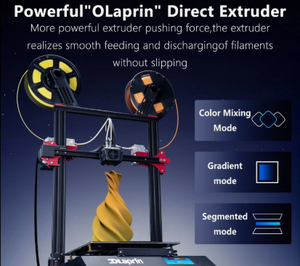 Machine d'impression 3D FDM automatique brevetée à double couleur, double bobine de filament ABS, production de prototypes industriels, garantie 1 an - Product Image 3