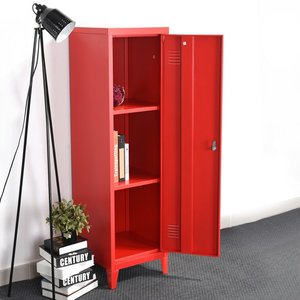 Modern Home <strong>Decorative</strong> Metal Storage <strong>Locker</strong> Stand Foot Differ Appearance Narrow Tall <strong>Locker</strong> With Shelf Corner Style Steel <strong>Locker</strong> - Product Image 3