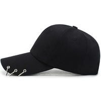 Sombrero de béisbol de 6 paneles para hombre y mujer, ajustable, estilo étnico, Snapback, ala curva, Hip-Hop, sombrero de bola en negro, rosa y blanco