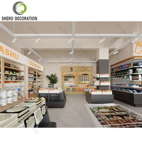 Morden Supermercado Estante <span class=keywords><strong>de</strong></span> <span class=keywords><strong>madera</strong></span> Estantes <span class=keywords><strong>de</strong></span> supermercado <span class=keywords><strong>de</strong></span> <span class=keywords><strong>madera</strong></span> <span class=keywords><strong>de</strong></span> alta calidad para tiendas <span class=keywords><strong>bonitas</strong></span> Diseño <span class=keywords><strong>de</strong></span> interiores - Product Image 4