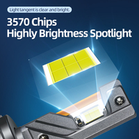 FSYLX K8C Bombillas LED para Faros de Coche 150W 20000LM 6000K Canbus Foco LED para Coche H11 H4 H7 9005 9006 Focos LED para Auto H4