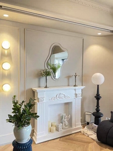 Miroir mural décoratif en acrylique en forme de nuage simple, décoration créative pour salle à manger, miroirs décoratifs en forme d'<span class=keywords><strong>art</strong></span> - Product Image 4
