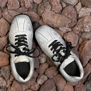 รองเท้าสไตล์อเมริกันย้อนยุค รองเท้าลำลองแบบธุรกิจ หน้าผ้าทำจากเส้นใยละเอียดพิเศษ พื้นรองเท้านุ่ม ผูกเชือกได้สบาย รองเท้าลำลอง - Product Image 3