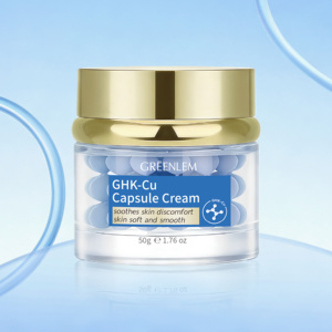 Crème hydratante pour le visage au peptide de cuivre GREENLEM - Crème de nuit <span class=keywords><strong>anti</strong></span>-âge <span class=keywords><strong>anti</strong></span>-rides avec <span class=keywords><strong>acide</strong></span> <span class=keywords><strong>hyaluronique</strong></span> - Product Image 1