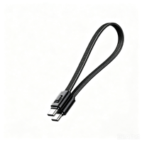 Kabel Tipe C Pendek UGREEN 60W PD3.0 dari Paduan Seng, Anti-Putus, Berjalin, Pengisian Cepat untuk Laptop Samsung Power Bank