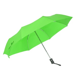 Gift Promotion Automatic Foldable Rain Umbrella Aluminum Fiberglass <b>Frame</b> Custom Logo Portable 3-Fold Black Promotional Umbrella - Product Image 2
