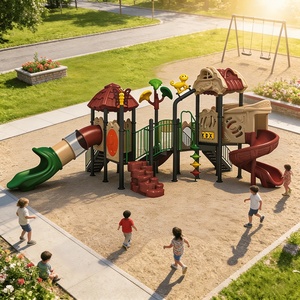 Tobogán para Patio Trasero de Casa de Playa, Acero Galvanizado Anticorrosión, Certificado CE - Product Image 3