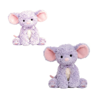 Peluche Souris Moelleuse avec Nœud, Jouet en Peluche Souris de Dessin Animé en Robe, Mascotte d'Entreprise OEM ODM, Poupées Douces, Cadeaux Promotionnels