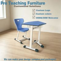 Ensemble bureau et chaise d'école avec plateau trapézoïdal, cadre métallique blanc durable, table d'étude avec panier en fil métallique, mobilier ergonomique pour enfants