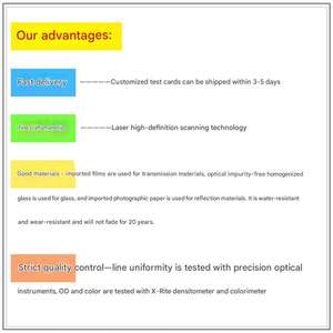 Tabla de prueba de claridad de la cámara de vigilancia YE0227 Enfoque de lente Conjunto de cámara infrarroja Enfoque trasero Tarjeta de color de depuración - Product Image 6