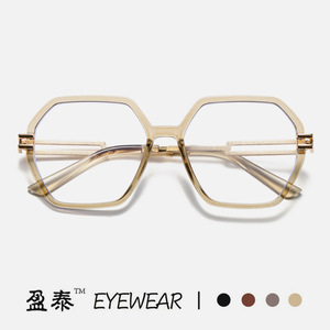 Yingtai Eyewear Polygonal <b>Large</b> <b>Frame</b> Sunglasses UV400 PC Material Women's Fashion Sunshades - Product Image 4