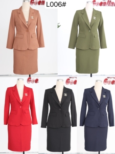 Vestidos de Trabajo Elegantes de Alta Calidad para Mujer, Vestido Formal de Manga Larga, Talla Grande, Color Sólido - Product Image 2