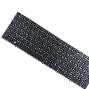 Clavier de remplacement pour ordinateur portable, disposition US, avec pointeur et rétroéclairage, pour HP <span class=keywords><strong>ZBOOK</strong></span> 15 <span class=keywords><strong>G5</strong></span> G6 <span class=keywords><strong>17</strong></span> <span class=keywords><strong>G5</strong></span> G6 L29635-001 L12765-001 L28407-001 - Product Image 6