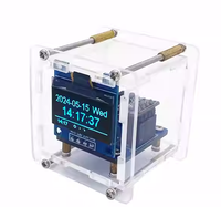 Kit de Reloj Meteorológico Mini ESP8266 con Conectividad WiFi para Temperatura/Humedad, Reloj Digital-YH-410