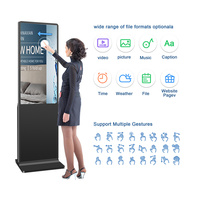 Écran d'affichage Lcd Totem de 43 pouces pour kiosque à écran tactile