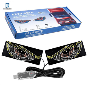 KEBOSIED Autocollants dynamiques <span class=keywords><strong>pour</strong></span> voitures Écrans d'affichage à <span class=keywords><strong>LED</strong></span> Feux en verre avant et arrière <span class=keywords><strong>pour</strong></span> camions et voitures - Product Image 1