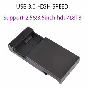 กล่องใส่ฮาร์ดดิสก์ 18TB ความเร็วสูง USB 3.0 สำหรับฮาร์ดดิสก์ภายนอกขนาด 2.5/3.5 นิ้ว กล่องใส่ฮาร์ดดิสก์ SSD - Product Image 3