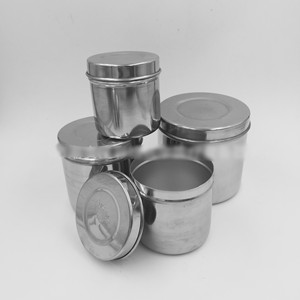 Conteneur à pommade en acier inoxydable Imori 304 avec couvercle pour le stockage de médicaments et l'utilisation en voyage - Product Image 1