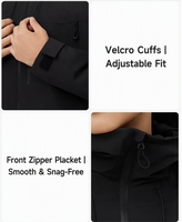 ANUNNAKI - Veste technique 3-en-1 - Imperméable et respirante 4000mm/6500g - Coupe-vent thermique - Conception avec cordon de serrage à l'ourlet